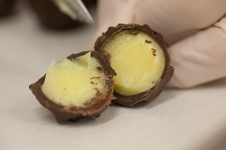 Pralinenherstellung