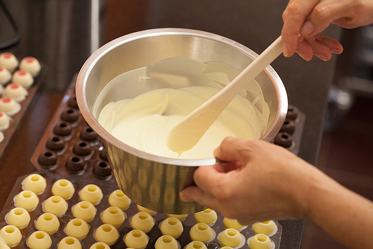 Pralinenherstellung