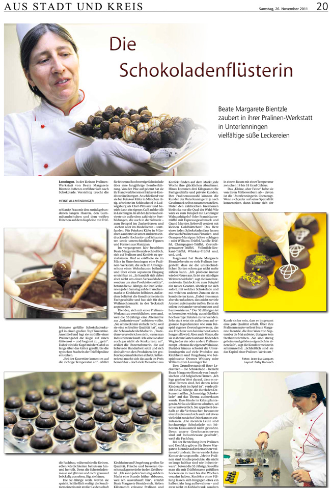 Pressebericht, Teckbote 2011